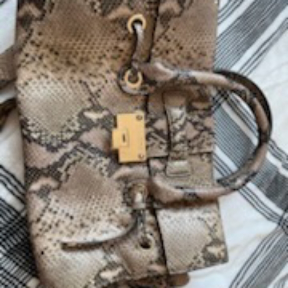 Python Skin Jimmy Choo Handbag - Picture 3 of 9